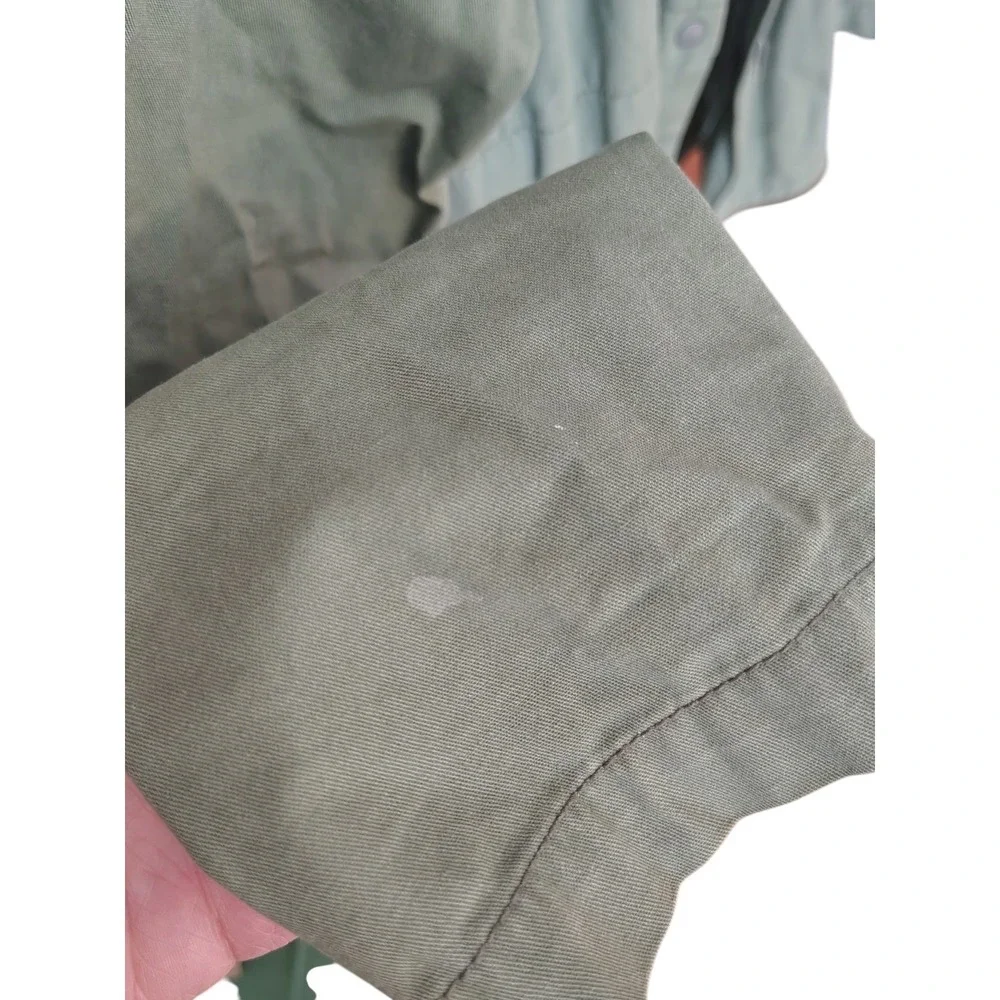 Girls Old Navy Khaki Army Hooded Jacket‎ Sz XL (14)